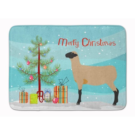 Carolines Treasures Hampshire Down Sheep Christmas Machine Washable Memory Foam Mat BB9343RUG